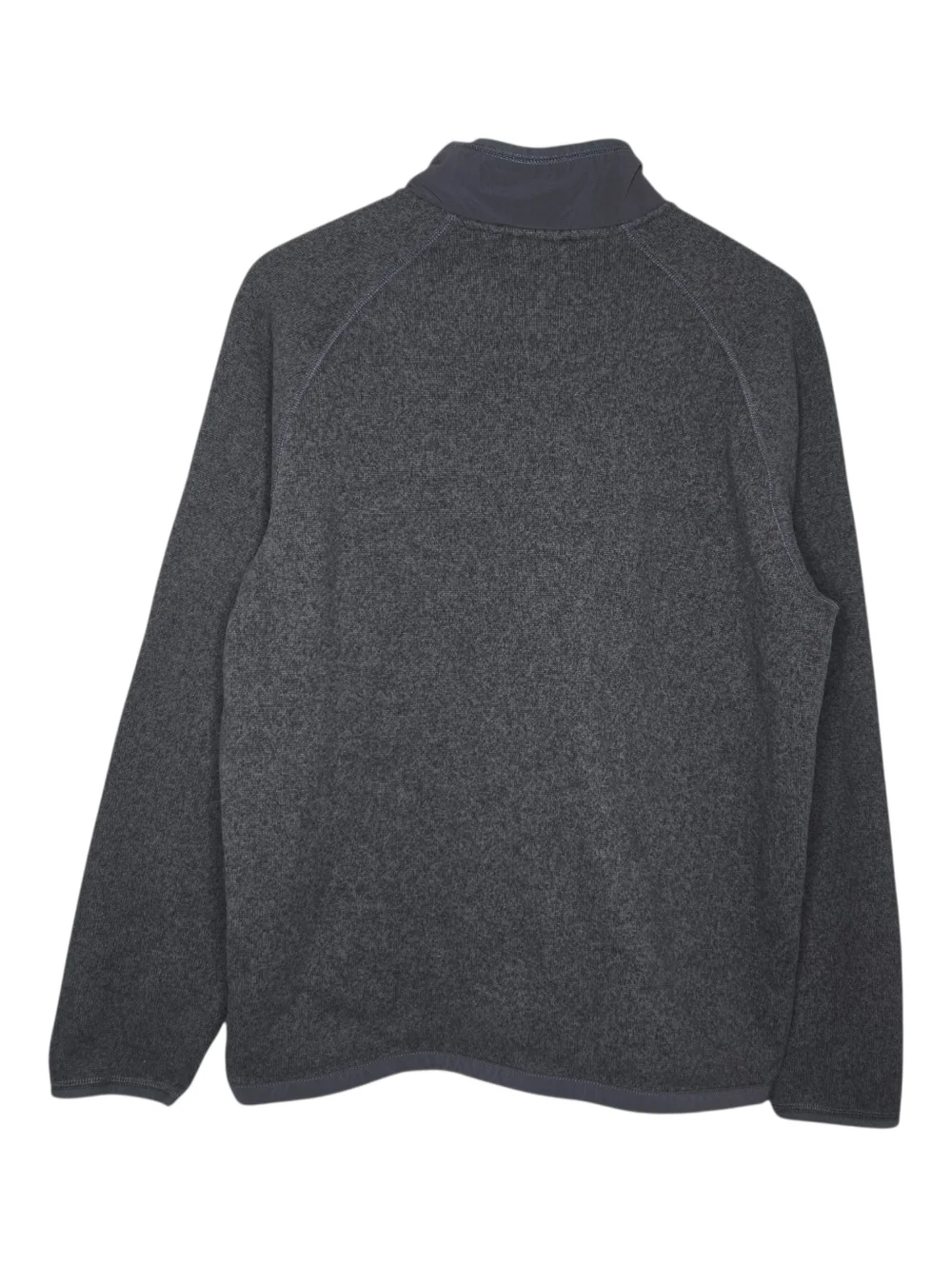 The North Face Mens Gray Navy Blue Gordon Lyons Quarter Zip Pullover Size Large